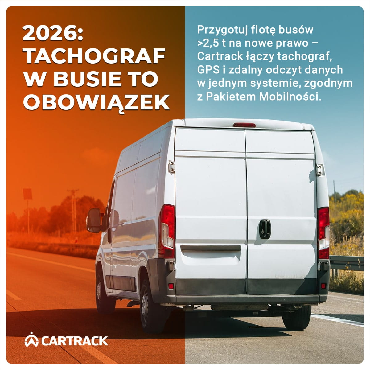 Tachograf do busa 2,5 t+