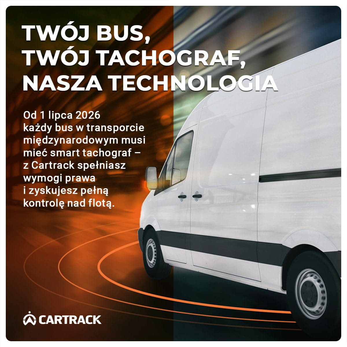 Tachograf do samochodu dostawczego do 3,5 t